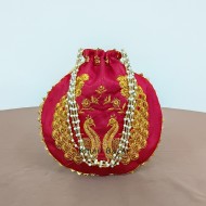 Peacock Potli Bags