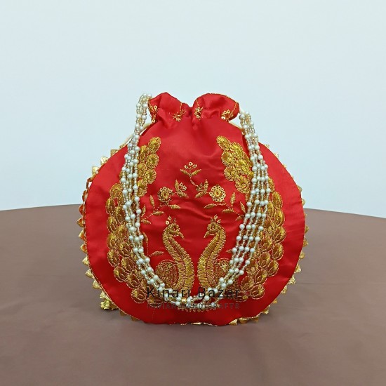 Peacock Potli Bags Peacock Potli Bags