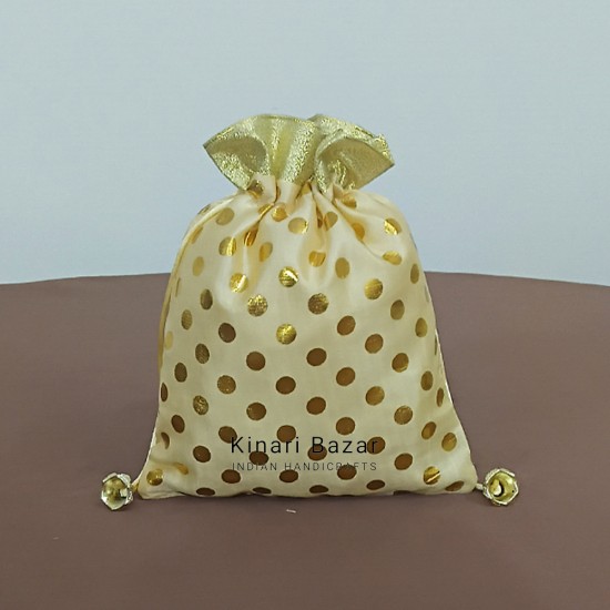 Polka Dot Favors Packaging Potli Bags Polka Dot Favors Packaging Potli Bags