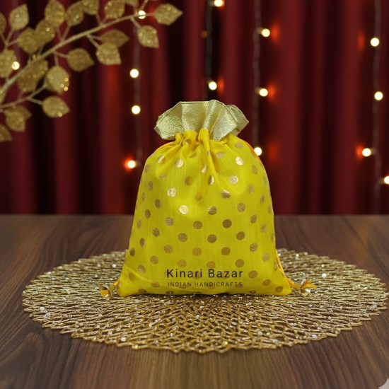 Polka Dot Favors Packaging Potli Bags