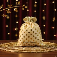 Polka Dot Favors Packaging Potli Bags