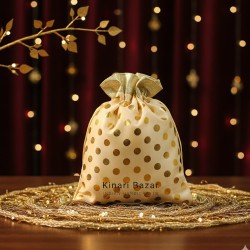 Polka Dot Favors Packaging Potli Bags