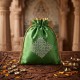 Satin Kolam Print Potli Bags