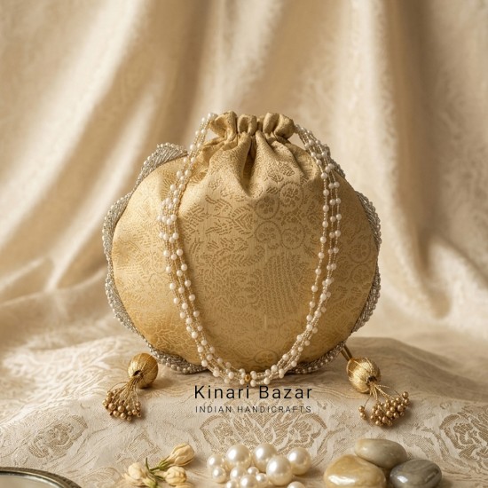 Silk Brocade Potli Bag
