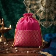 Silk Gift Potli Bags