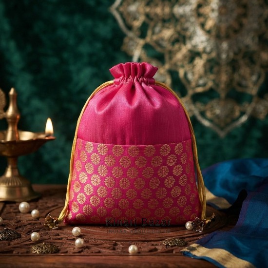 Silk Gift Potli Bags