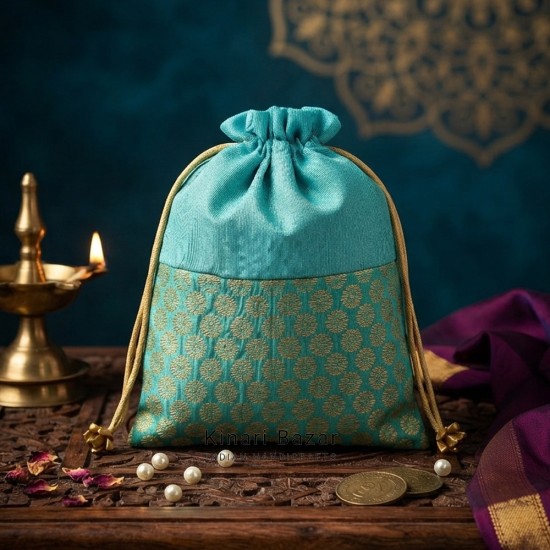 Silk Gift Potli Bags