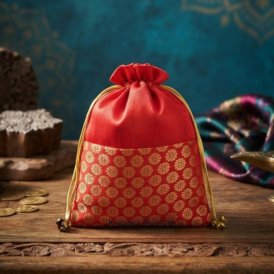 Silk Gift Potli Bags