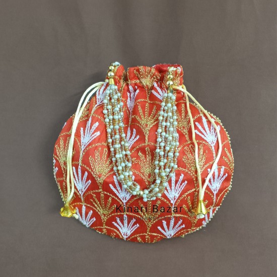 Thread Embroidery Potli Bags Thread Embroidery Potli Bags