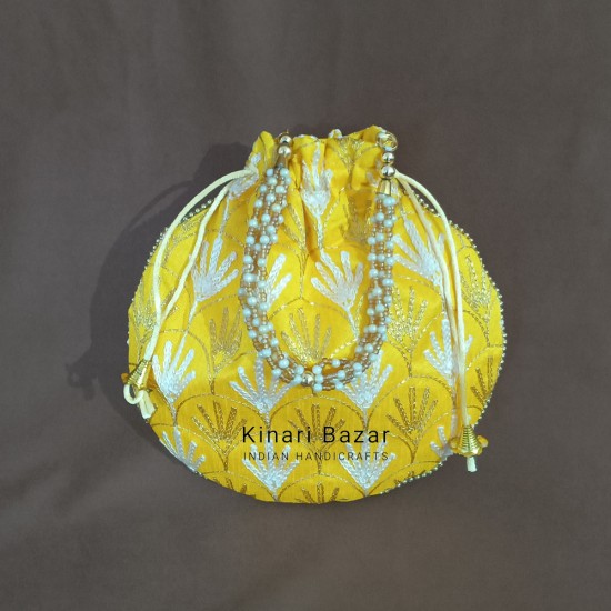 Thread Embroidery Potli Bags Thread Embroidery Potli Bags