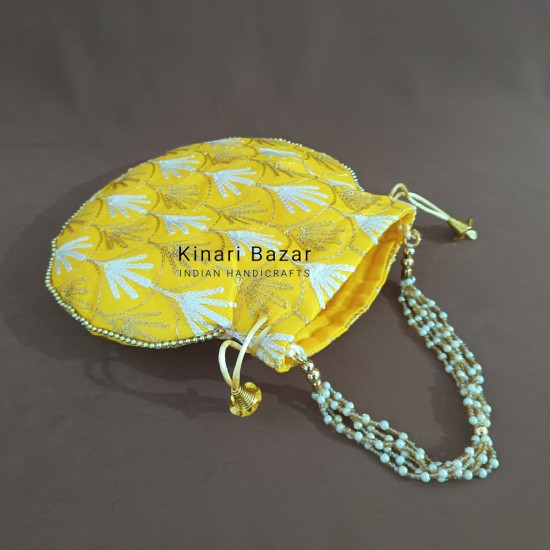 Thread Embroidery Potli Bags Thread Embroidery Potli Bags