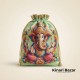 Ganesh Print Potli Bags