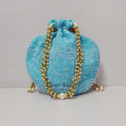 Lucknowi Embroidered Potli Bags Lucknowi Embroidered Potli Bags