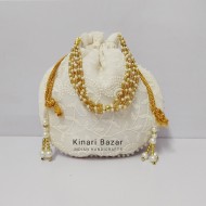 Lucknowi Embroidered Potli Bags Lucknowi Embroidered Potli Bags