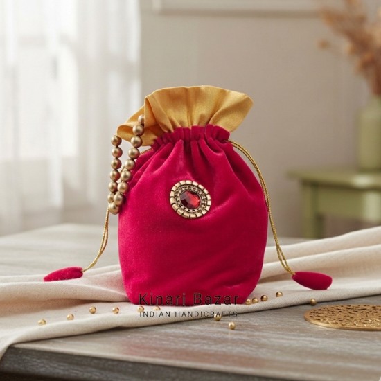 Velvet Potli Bag For Gift Packaging