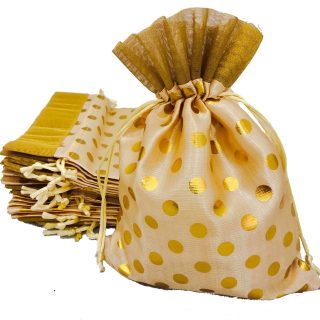 Polka Dot Favors Packaging Potli Bags