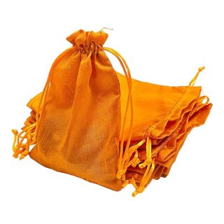 Dupion Silk Drawstring Return Gift Potli Bags