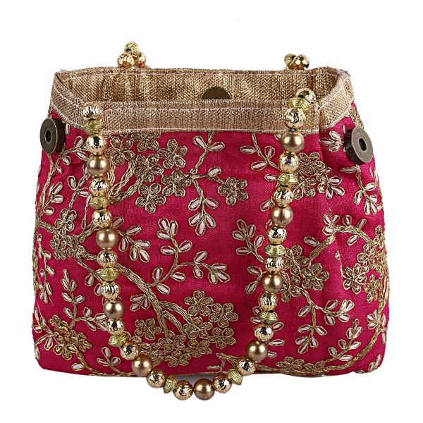 Embroidered Woman Potli Bag